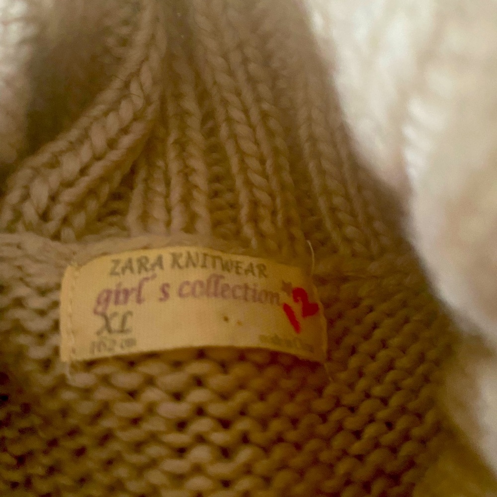 Zara knitwear girl collecting xl  sweater dress